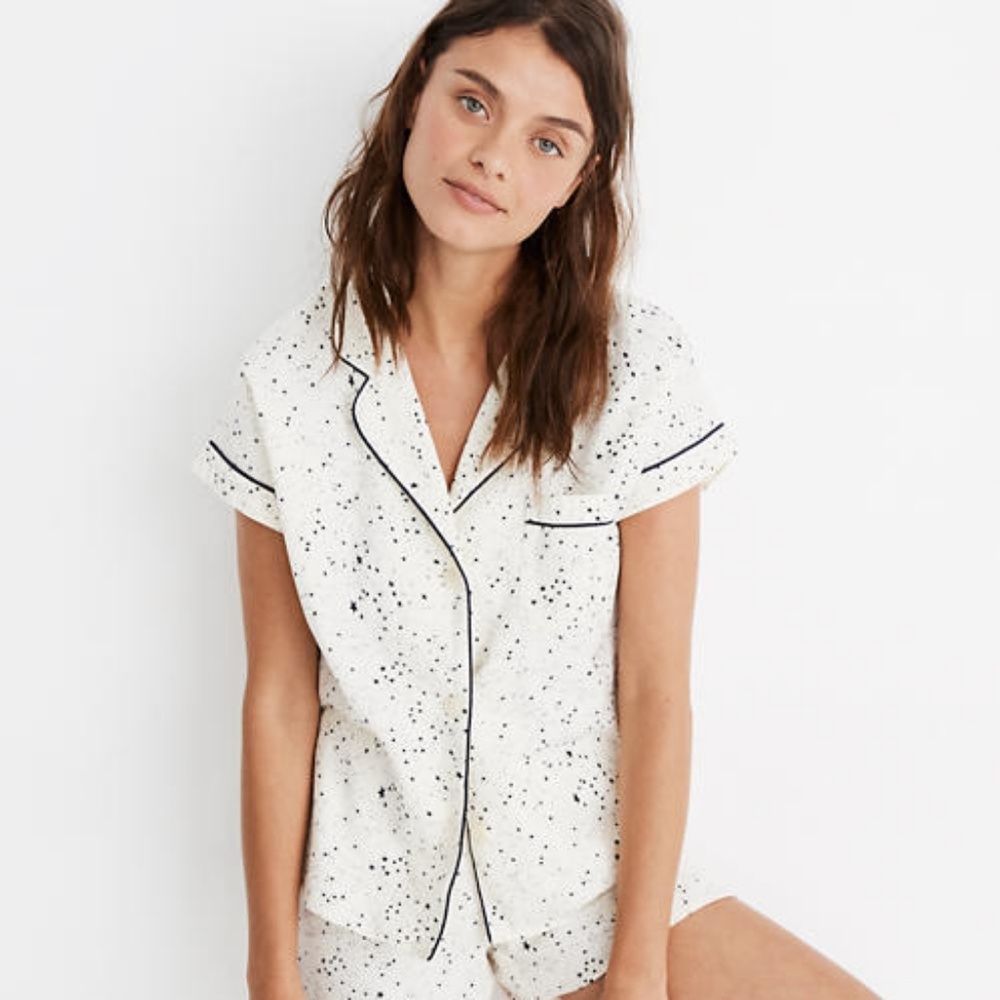 Madewell pj star pajamas set